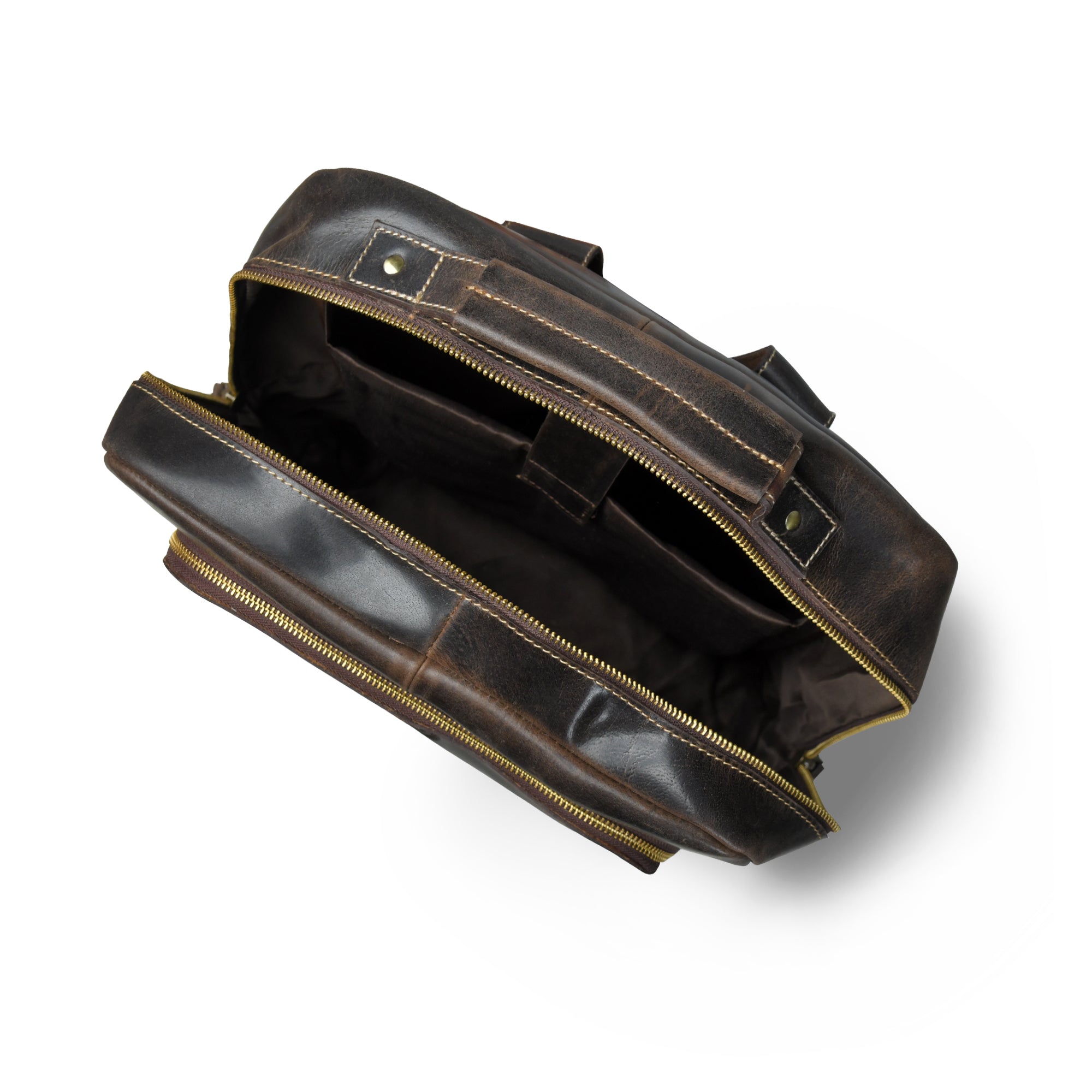 Alpine Vintage Leather Laptop Backpack